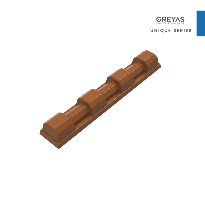 CM 1027 DOLGUSUZ BAR ÇİKOLATA KALIBI - GREYAS CHOCOLATE MOULDS