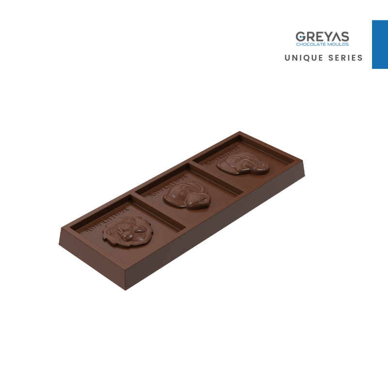 CM 1101 BAR ÇİKOLATA KALIBI - GREYAS CHOCOLATE MOULDS