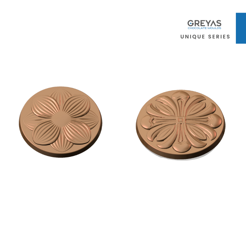 CM 1363 YUVARLAK MADLEN ÇİKOLATA KALIBI - GREYAS CHOCOLATE MOULDS