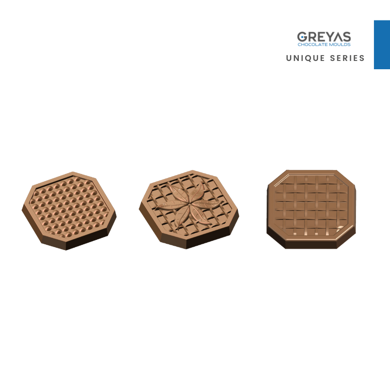 CM 1371 KARE MADLEN ÇİKOLATA KALIBI - GREYAS CHOCOLATE MOULDS