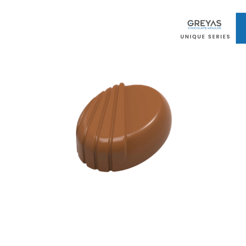 CM 1455 OVAL PRALINE CHOCOLATE MOULD
