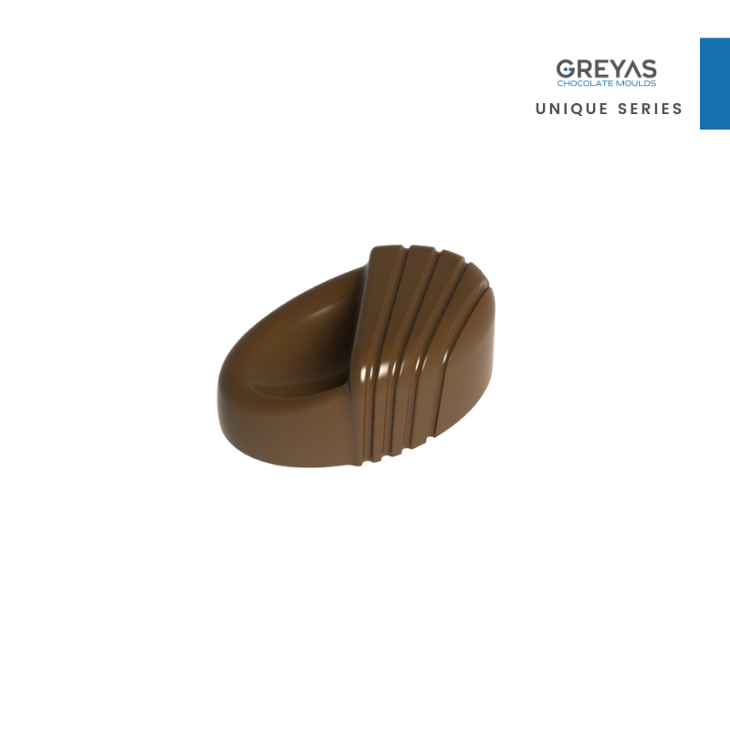 CM 1456 OVAL PRALINE CHOCOLATE MOULD