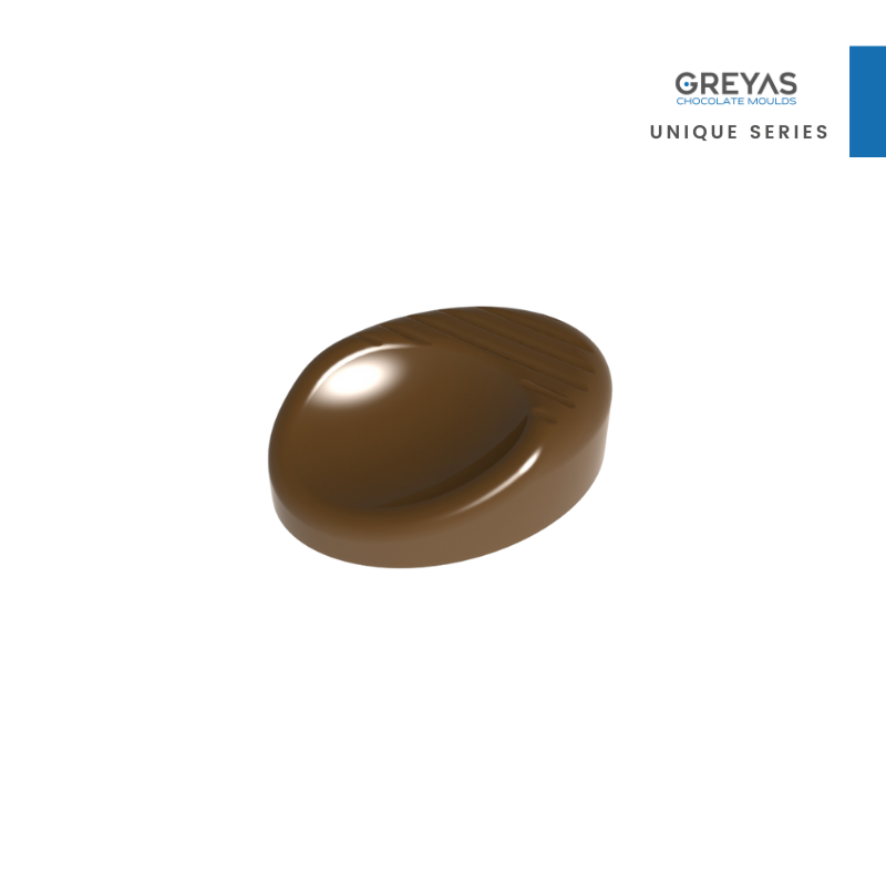 CM 1457 OVAL PRALINE CHOCOLATE MOULD