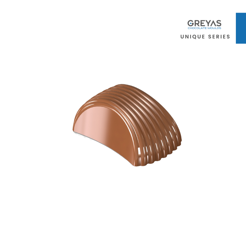 CM 1472 STRIPE PRALINE CHOCOLATE MOULD