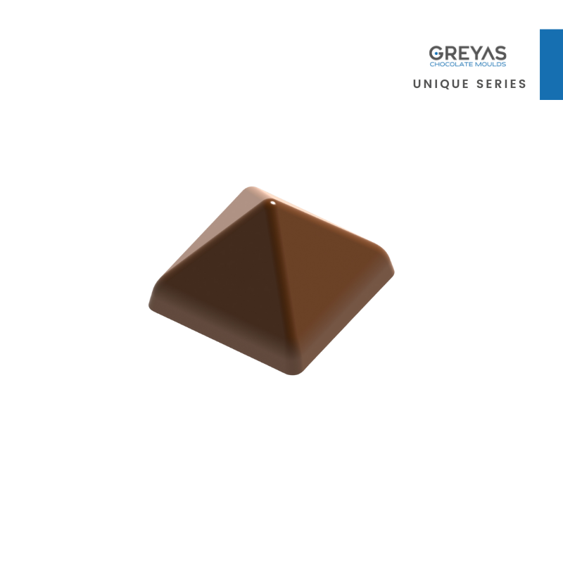 CM 1558 PYRAMID 8,1gr PRALINE CHOCOLATE MOULD