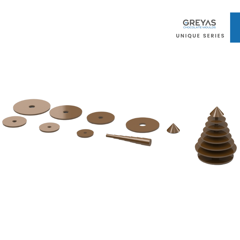 CM 1809 YILBAŞI ÇİKOLATA KALIBI - GREYAS CHOCOLATE MOULDS