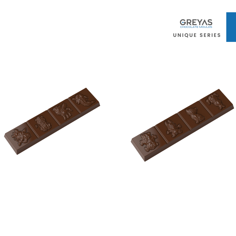 CM 1954 BAR ÇİKOLATA KALIBI - GREYAS CHOCOLATE MOULDS
