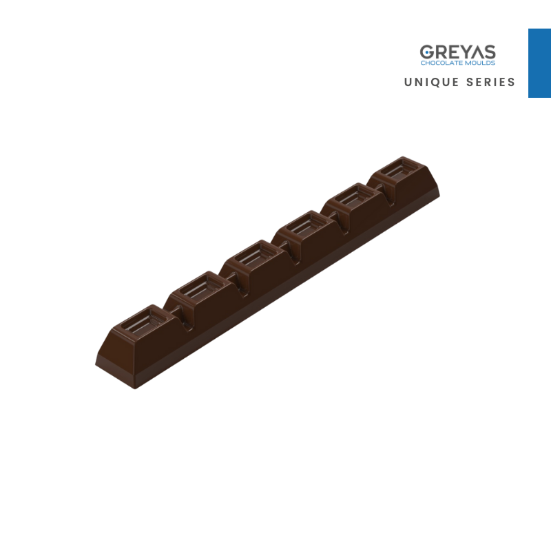 CM 2074 ENDÜSTRİYEL BAR ÇİKOLATA KALIBI - GREYAS CHOCOLATE MOULDS