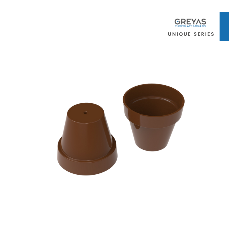 CM 3561 POT PRALINE CHOCOLATE MOULD
