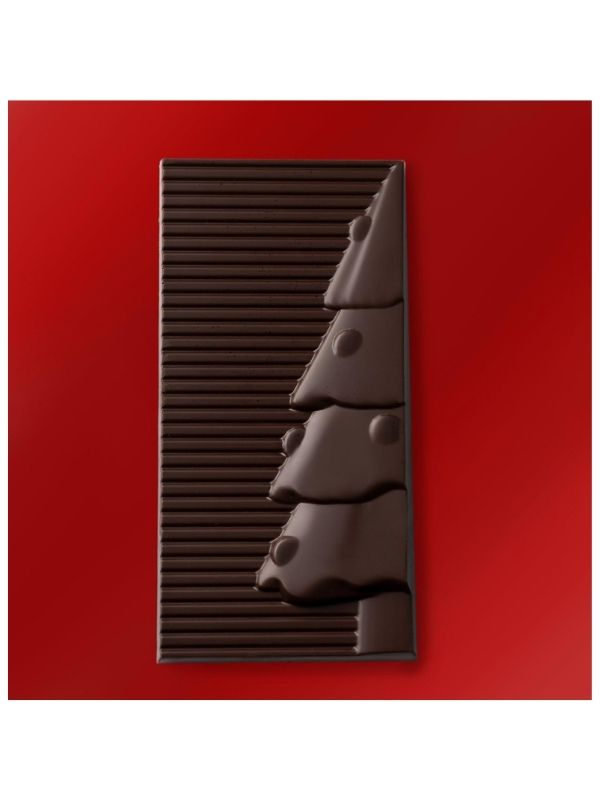 CM 3583 HALF CHRISTMAS TREE TABLET CHOCOLATE MOULD