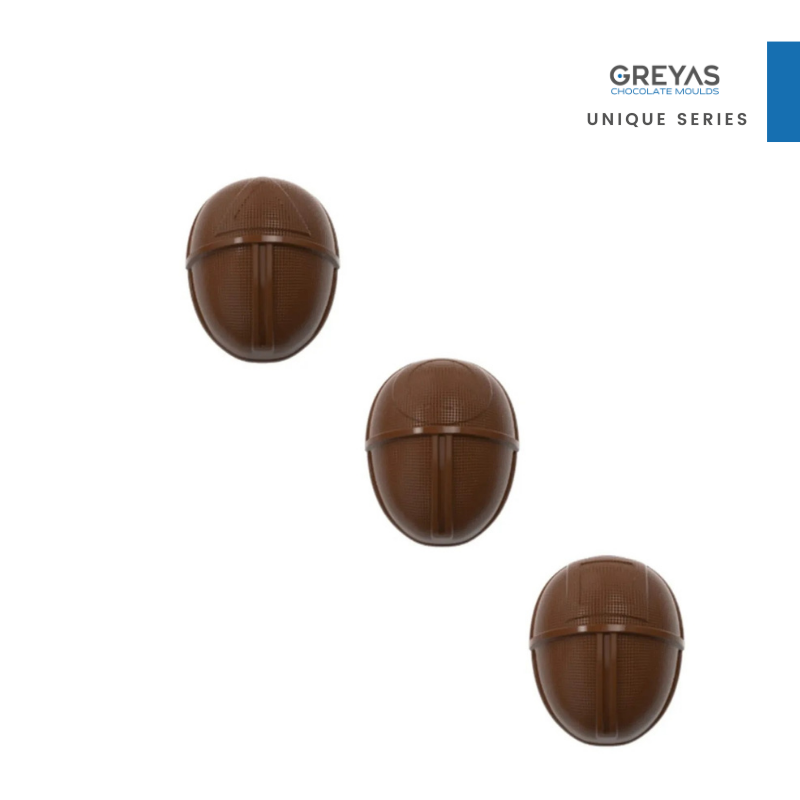 CM 3593 SQUID GAME MASK CHOCOLATE MOULD