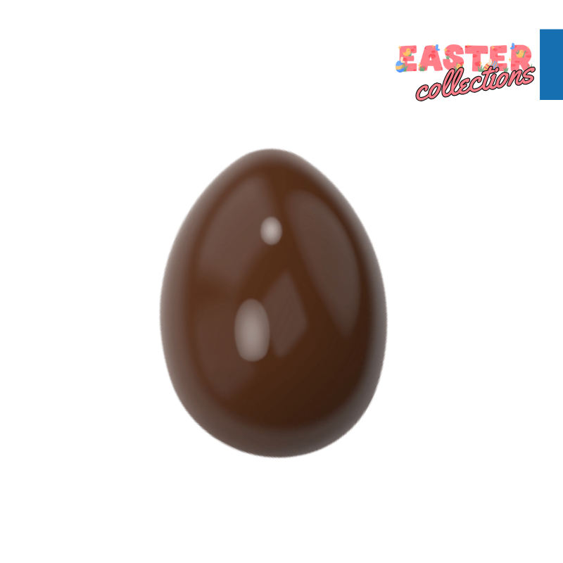CM 3666 PLAIN 40,8gr EGG CHOCOLATE MOULD