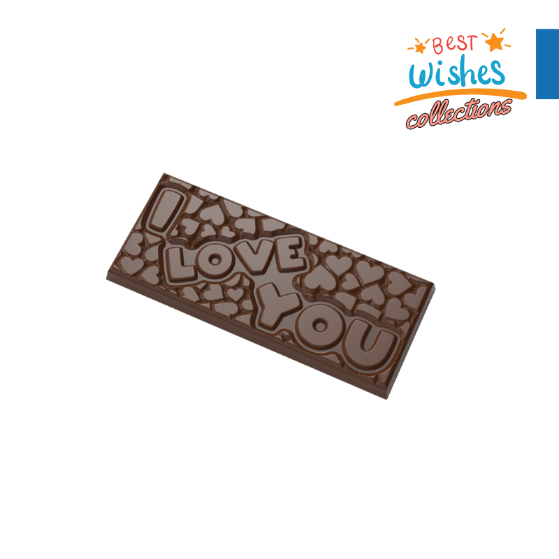 CM 3746 I LOVE YOU TABLET CHOCOLATE MOULD