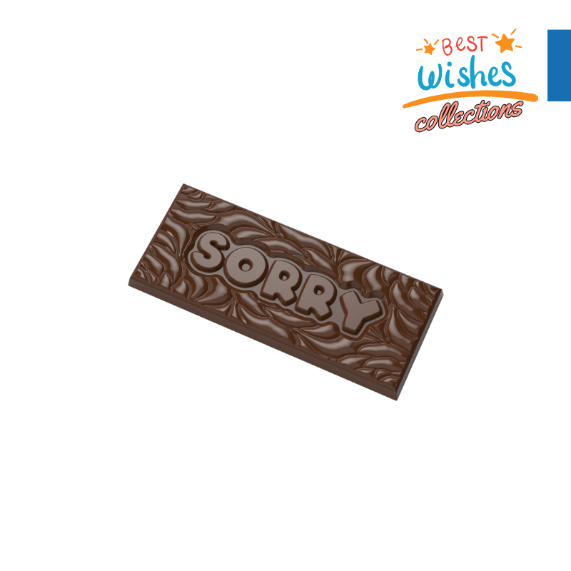 CM 3750 ENTSCHULDIGUNG TAFEL-SCHOKOLADENFORM