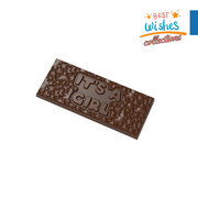 CM 3756 IT'S A GIRL TABLET CHOCOLATE MOULD