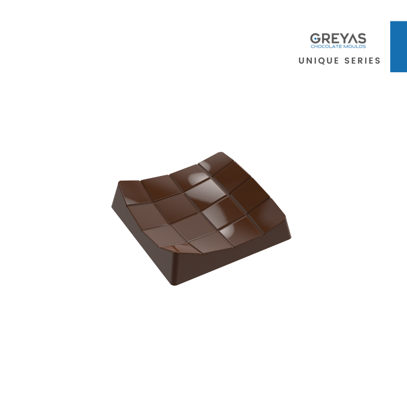 CM 3805 CONVEX 80gr TABLET CHOCOLATE MOULD