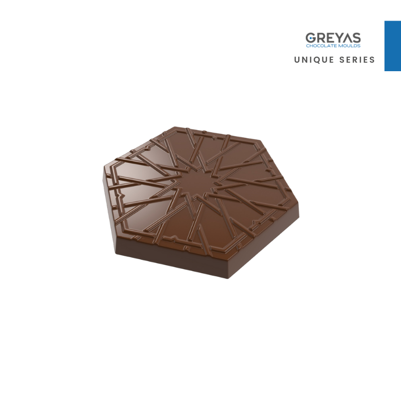 CM 3809 MOTIF TABLET CHOCOLATE MOULD