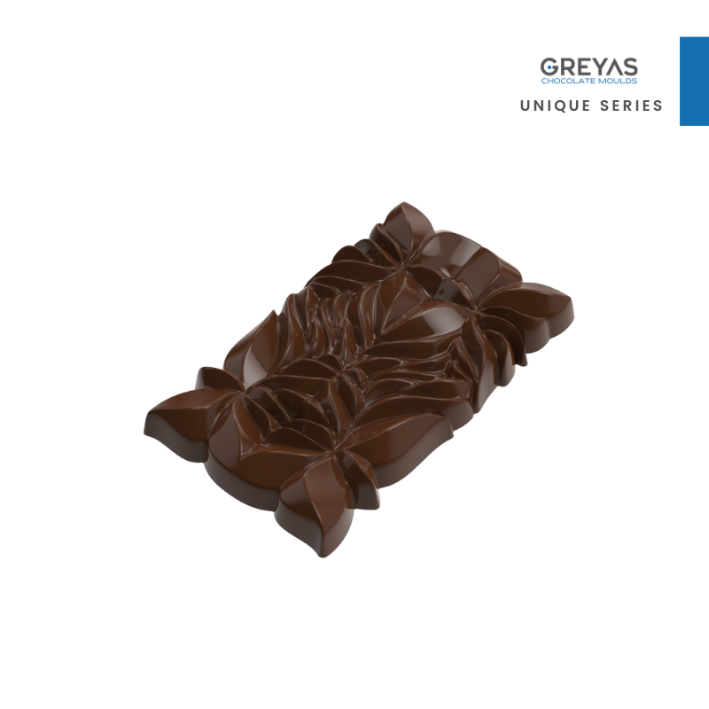 CM 3822 STAMPO PER CIOCCOLATO TAVOLETTA EDERA