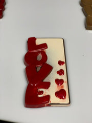 CM 3837 LOVE TABLET CHOCOLATE MOULD