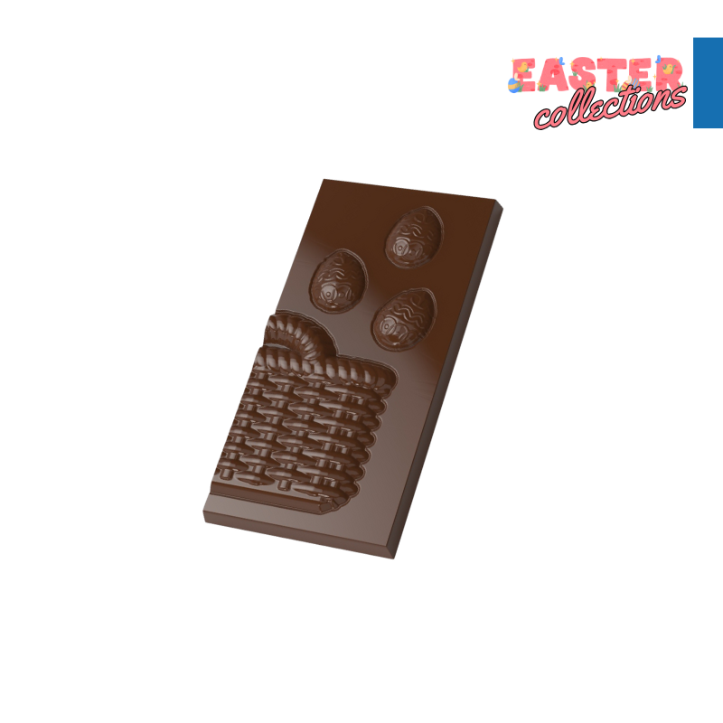 CM 3874 EASTER BASKET TABLET CHOCOLATE MOULD