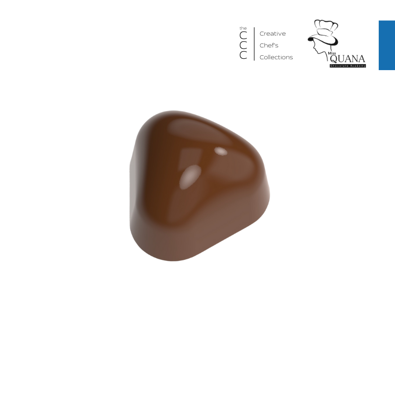 CM 3899 SOFT TRIANGLE PRALINE CHOCOLATE MOULD