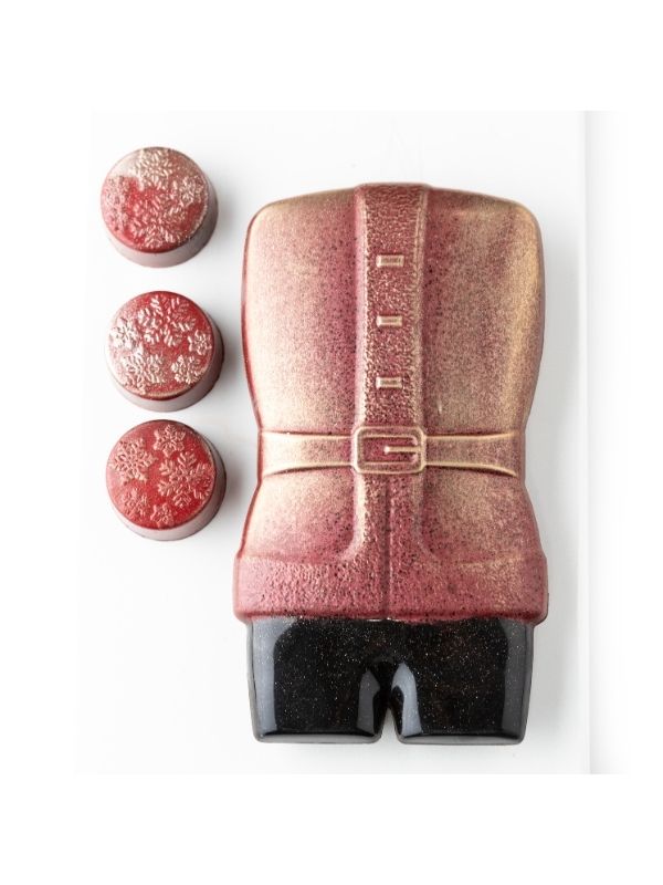 CM 3909 TABLET SANTA COSTUME CHOCOLATE MOLD