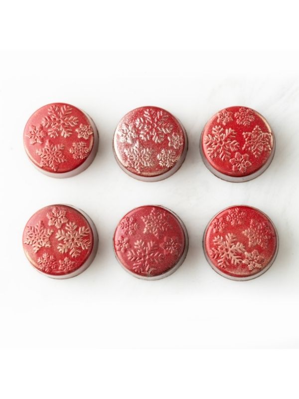 CM 3912 SNOWFLAKE 14gr PRALINE CHOCOLATE MOULD