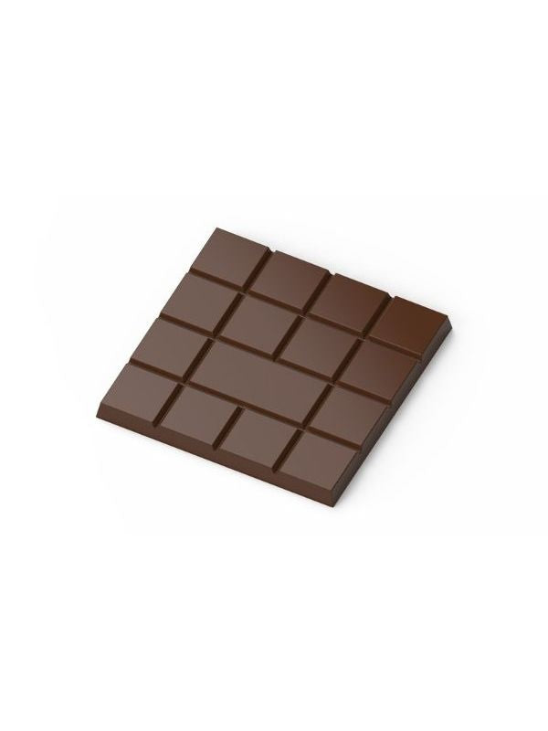 CM 3932 SQUARE 186,5gr. TABLET CHOCOLATE MOULD