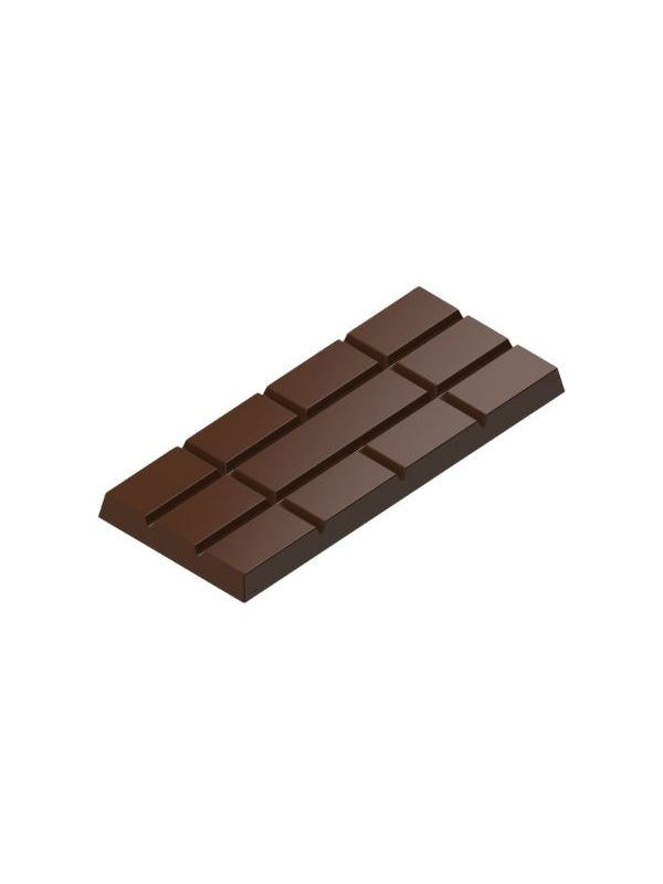CM 3933 MOLDE PARA CHOCOLATE TABLETA RAYADA