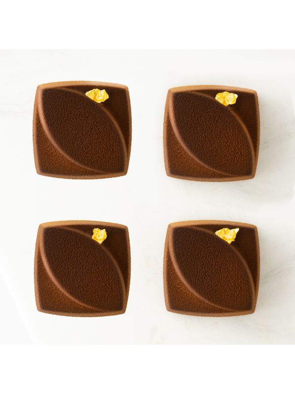 CM 4066 SQUARE 12gr PRALINE CHOCOLATE MOULD