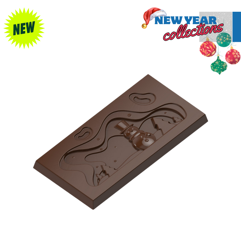 CM 4075 CHRISTMAS TABLET CHOCOLATE MOULD