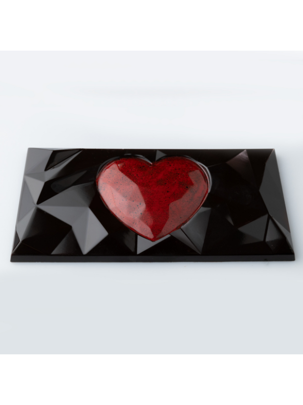 CM-4076 DIAMANT HERZ TAFEL SCHOKOLADENFORM