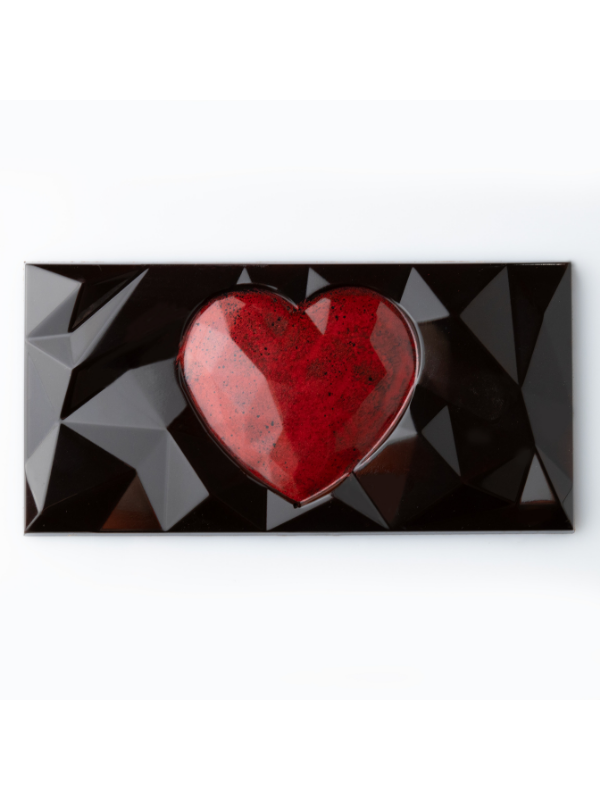 CM 4076 DIAMOND HEART TABLET CHOCOLATE MOULD