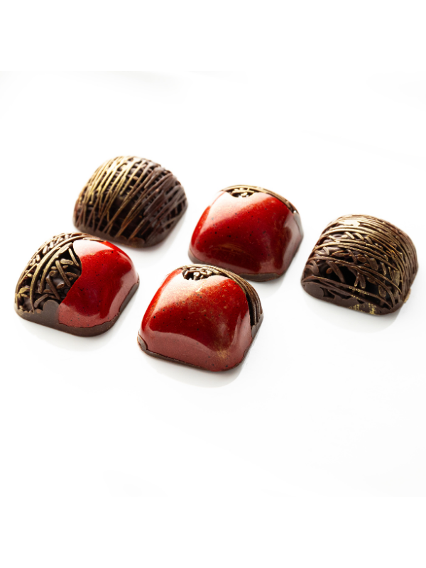 CM 4103 SOFT SQUARE 9gr PRALINE CHOCOLATE MOULD