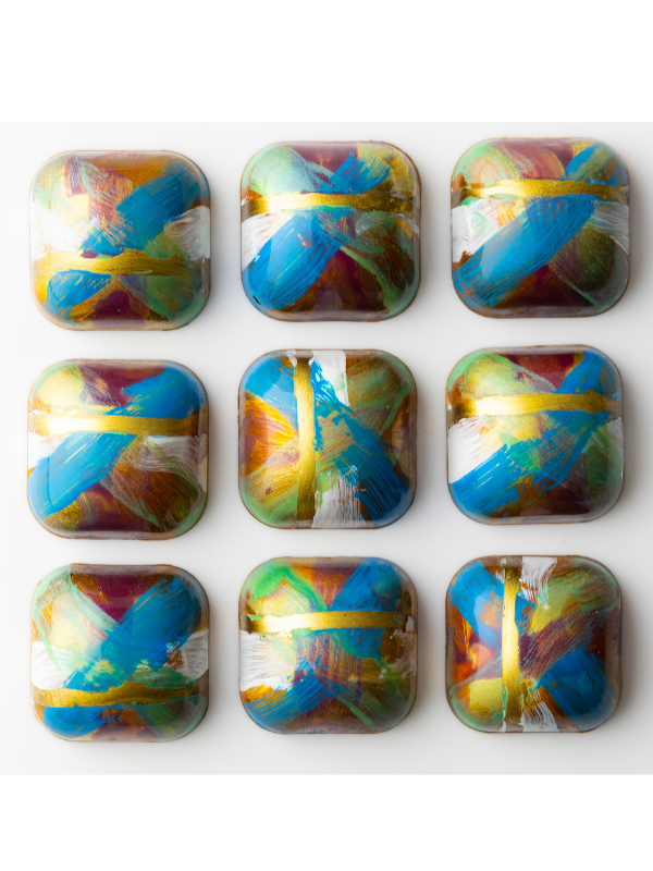 CM 4103 SOFT SQUARE 9gr PRALINE CHOCOLATE MOULD