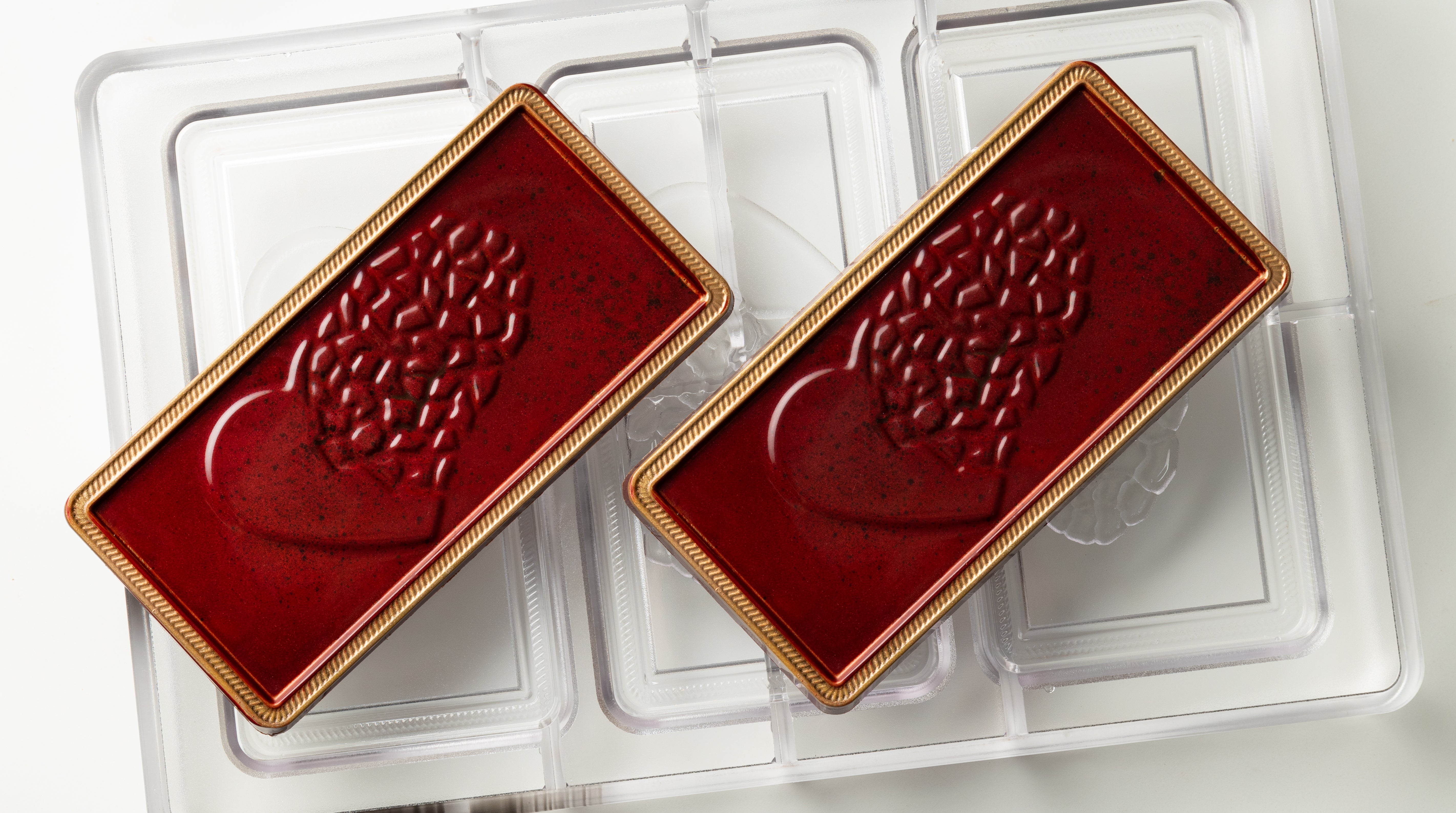 CM 3245 RECTANGULAR SHAPE TABLET CHOCOLATE MOULD - GREYAS CHOCOLATE MOULDS