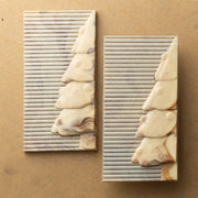 CM 3583 HALF CHRISTMAS TREE TABLET CHOCOLATE MOULD