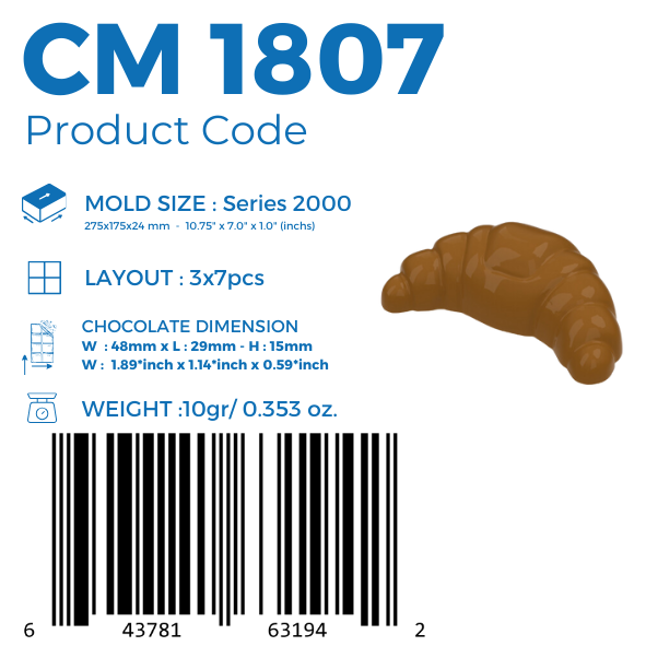 CM 1807 PRALİN ÇİKOLATA KALIBI - GREYAS CHOCOLATE MOULDS