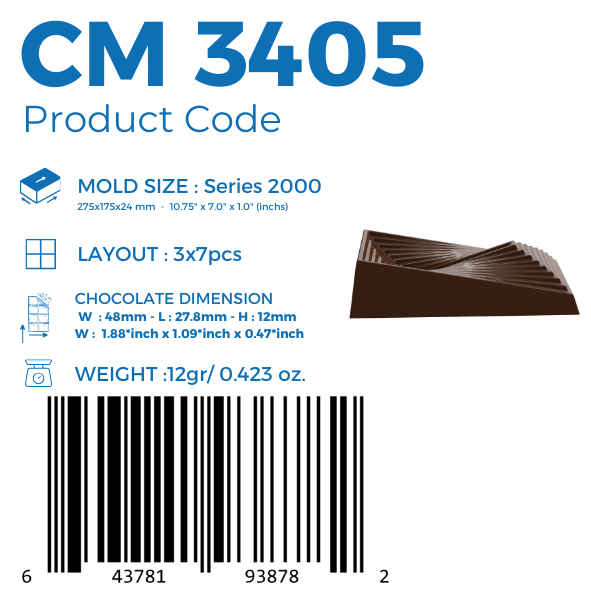 CM 3405 LAYER 12g SCHOKOLADENFORM