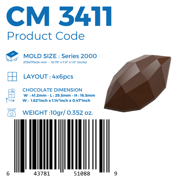 سم 3411 برالين سيكولاتا كاليبي