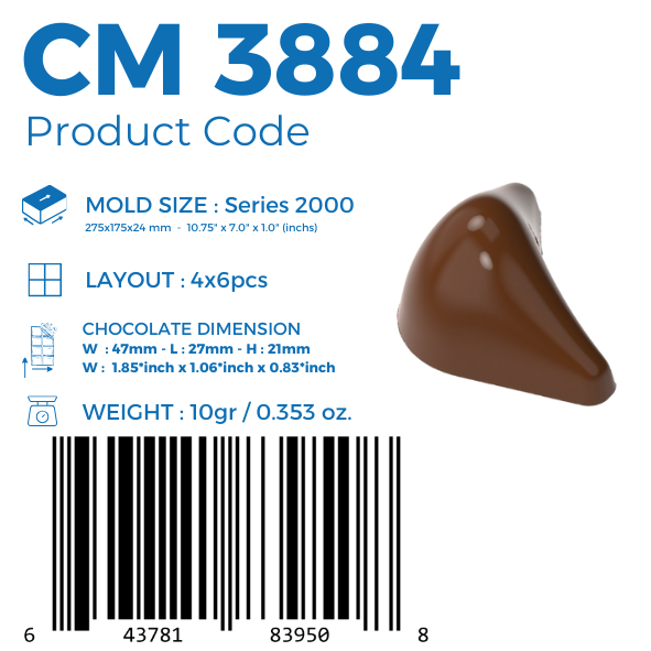 CM 3878 MOULE À PRALINÉ EN CHOCOLAT