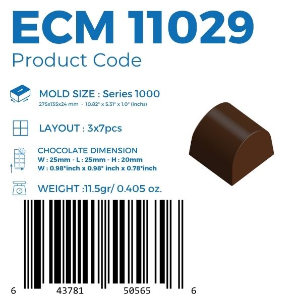 ECM 11029 BATON 11,5GR CLASSIC SCHOKOLADENFORM