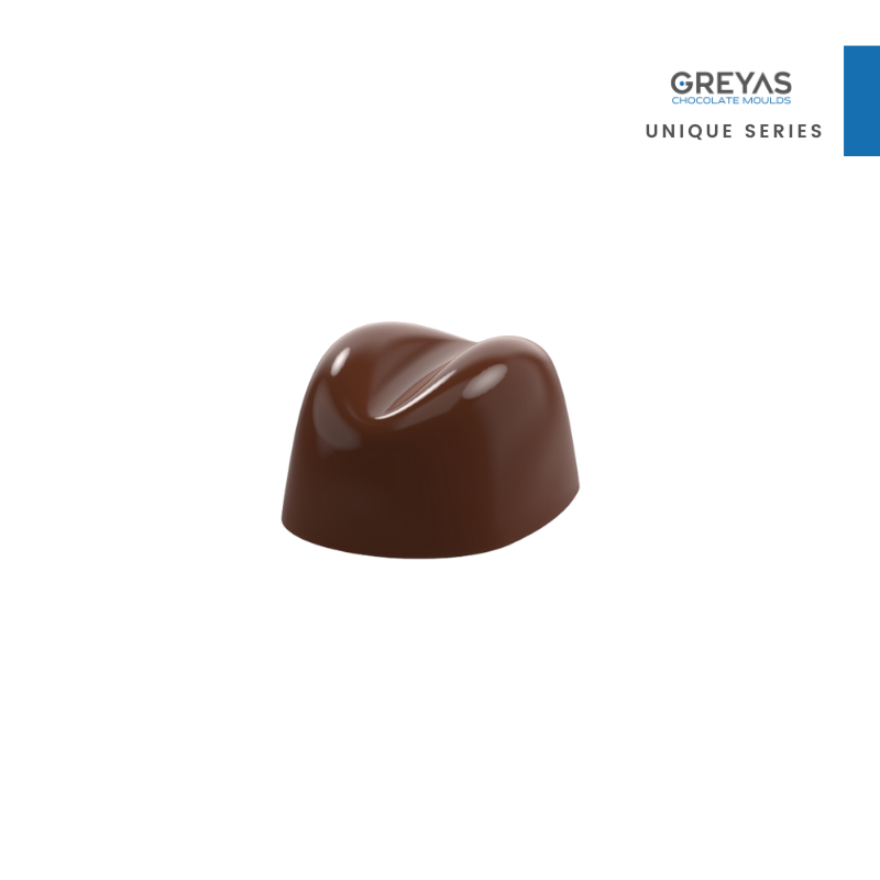 CM 3174 CURVY 9gr PRALINE CHOCOLATE MOULD