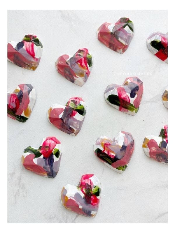 CM 3826 STAMPO CIOCCOLATO PRALINA CUORE DIAMANTE