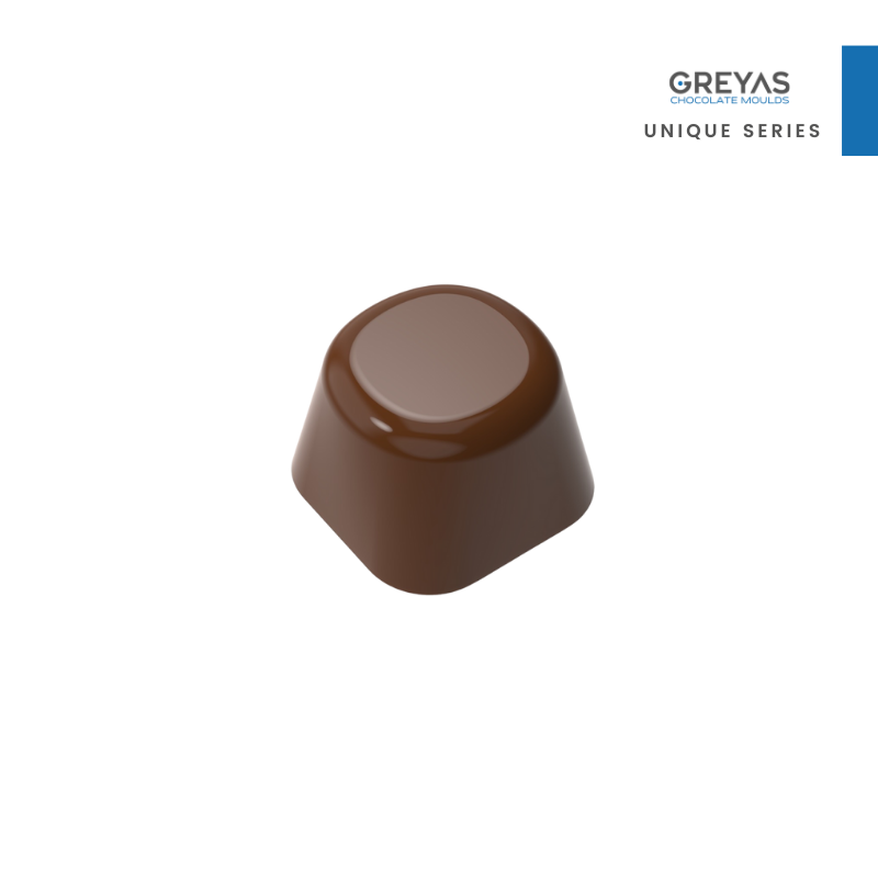 CM 3897 SQUARE BASED DOME 12,8gr CHOCOLATE MOULD
