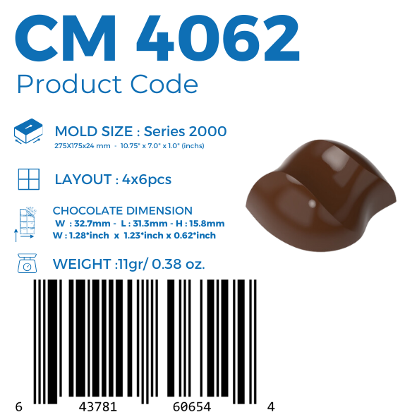 CM 4062 PRALİN ÇİKOLATA KALIBI