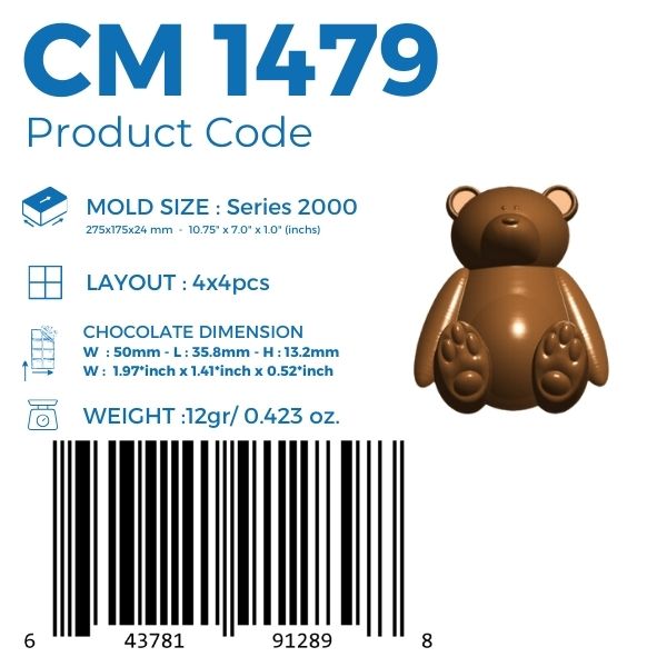 CM 1479 PRALİN ÇİKOLATA KALIBI