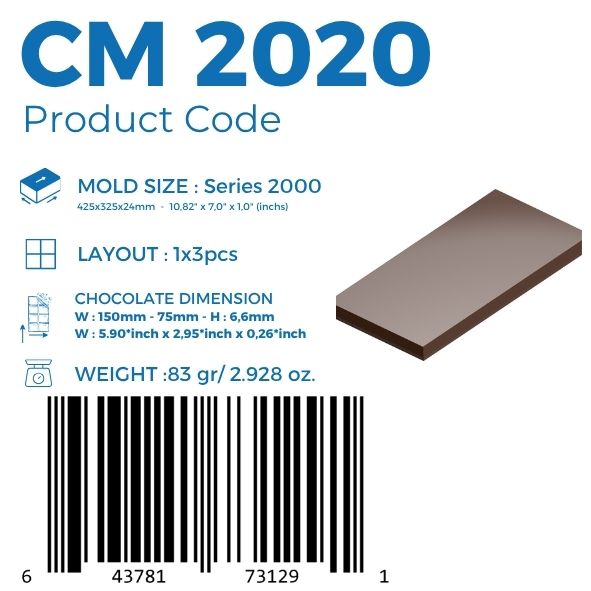 CM 2020 PRALINE CHOCOLATE MOULD