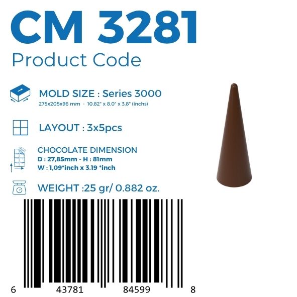 CM-3281 REGENSCHIRM 25gr SCHOKOLADENFORM