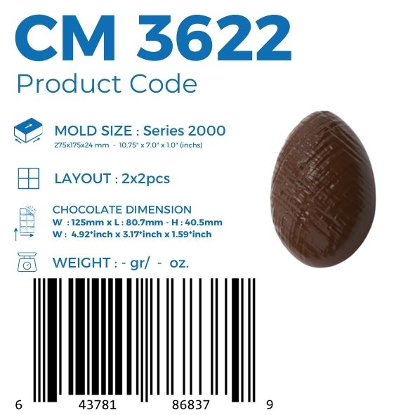 CM 3622 YUMARTA ÇİKOLATA KALIBI